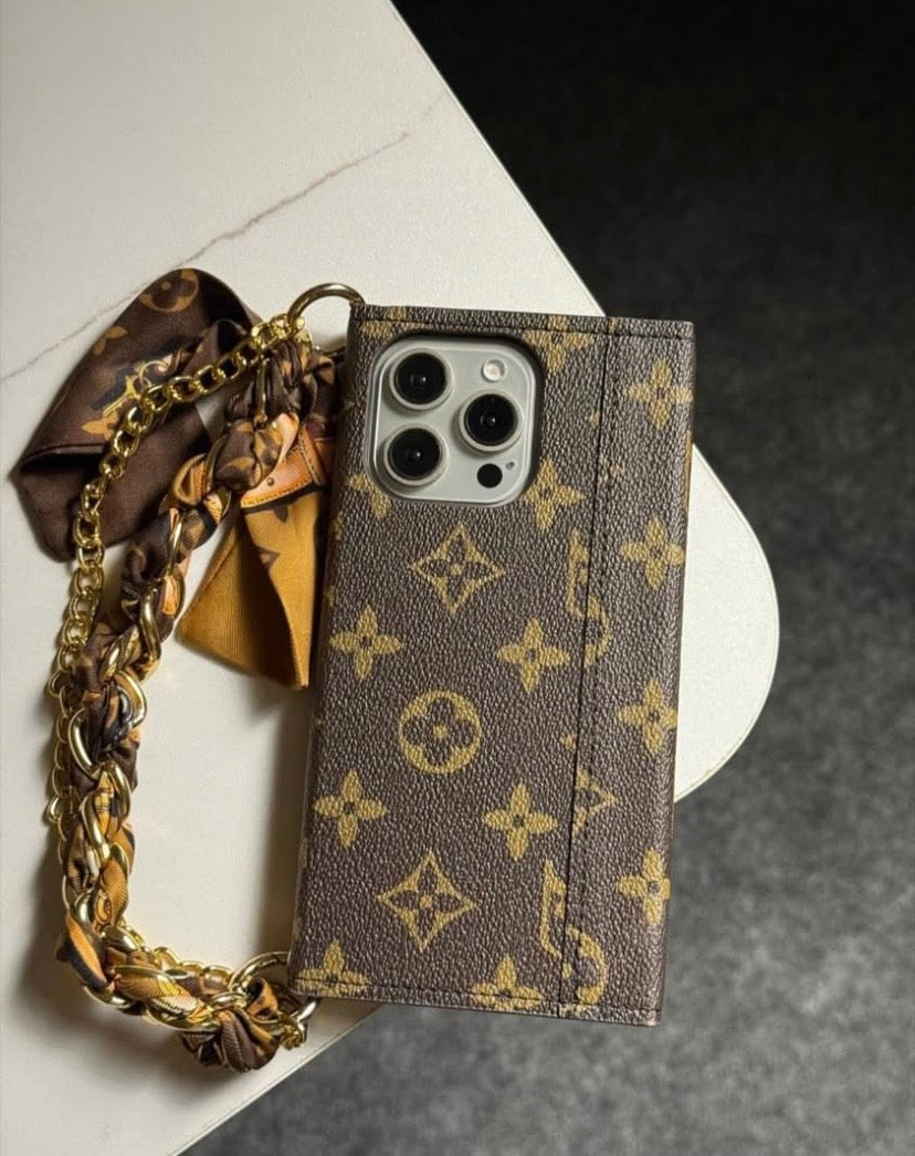 Brown LV mini bag case