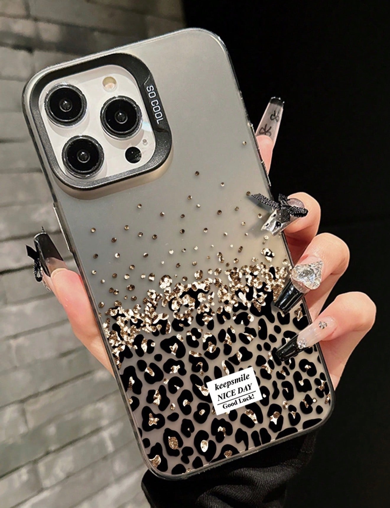 Gray leopard