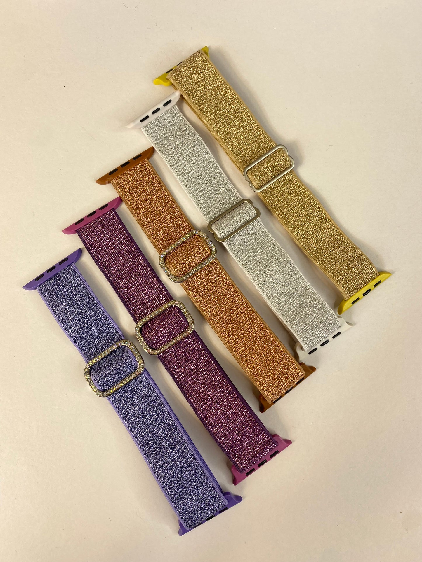 Glitter Fabric Watch Strap