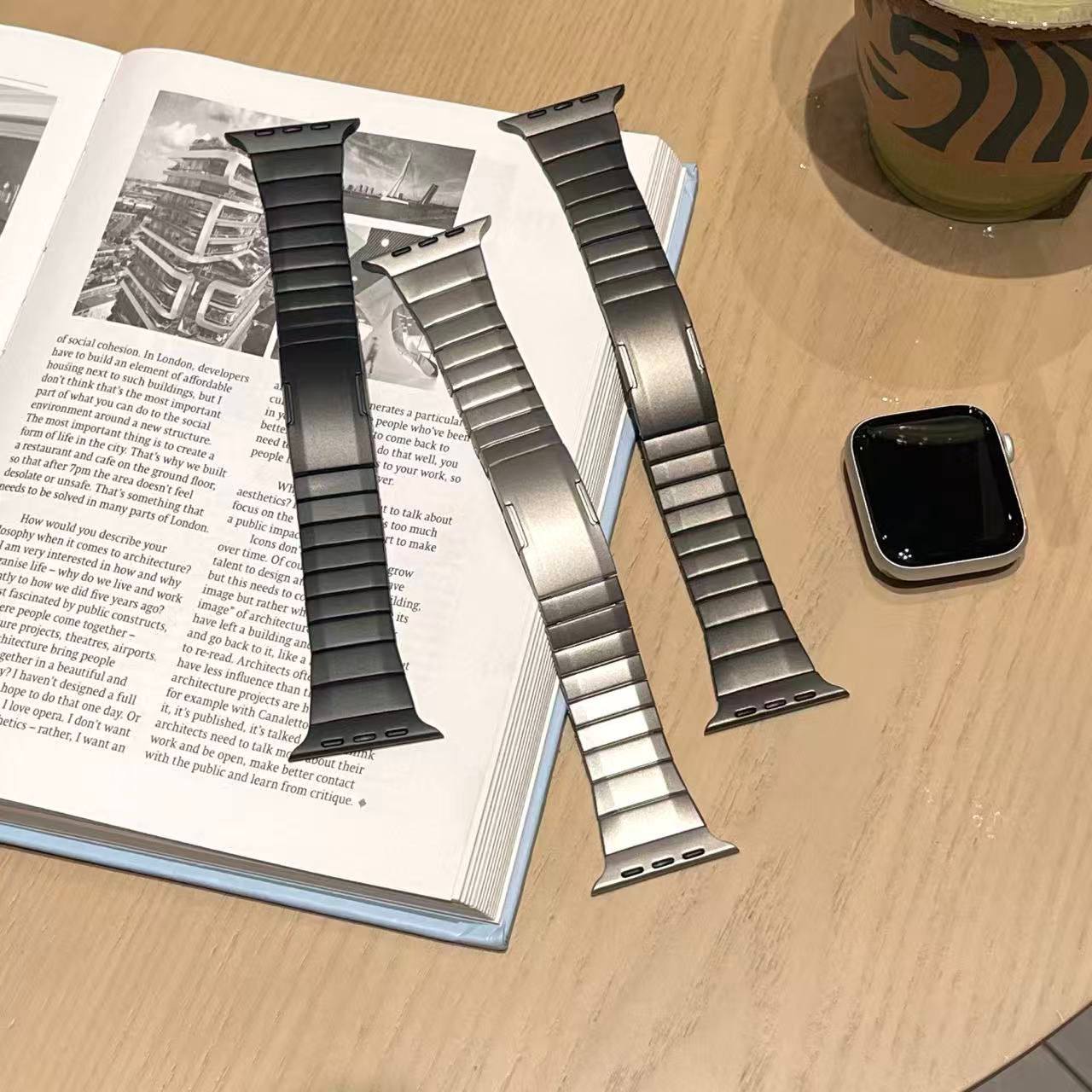Metal watch strap