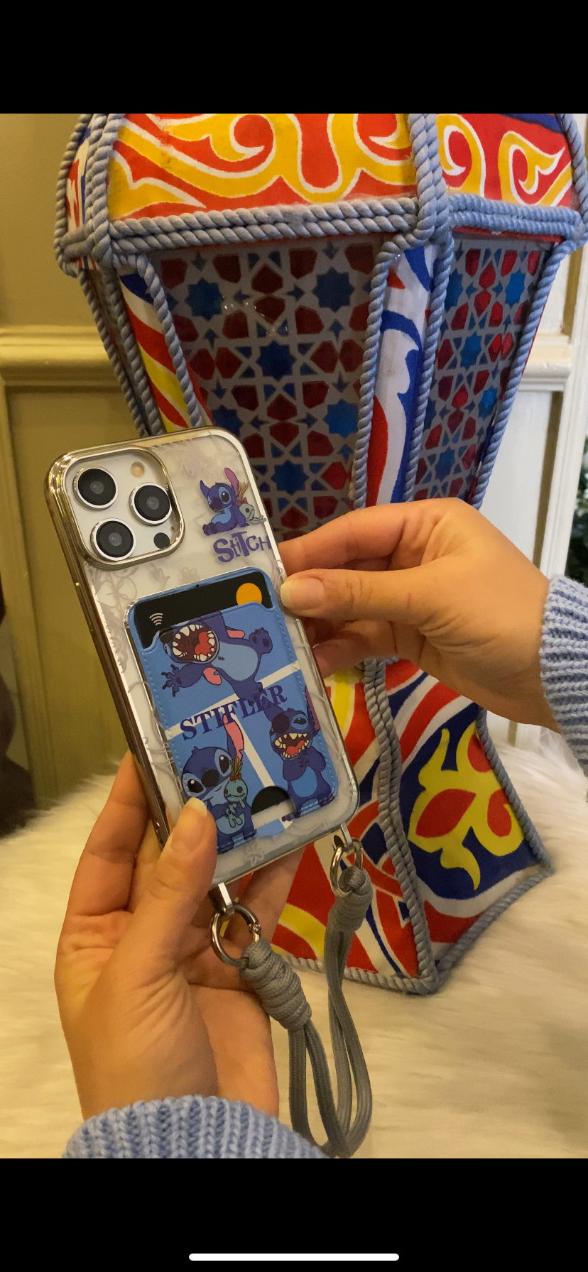 Clear case with pocket