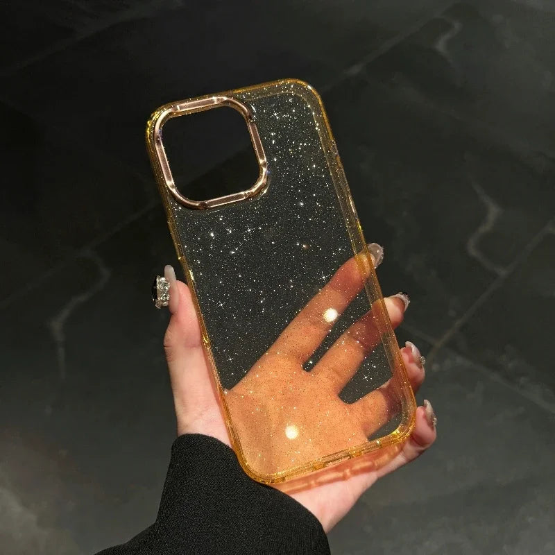 Clear glitter