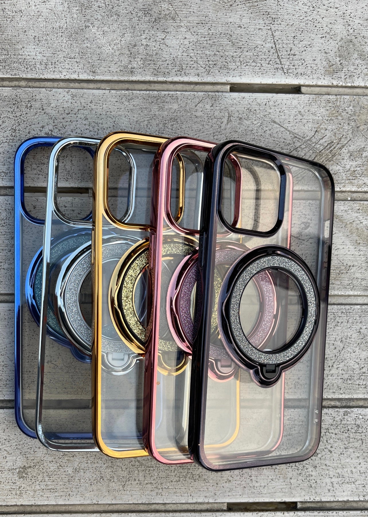 Clear glitter MagSafe