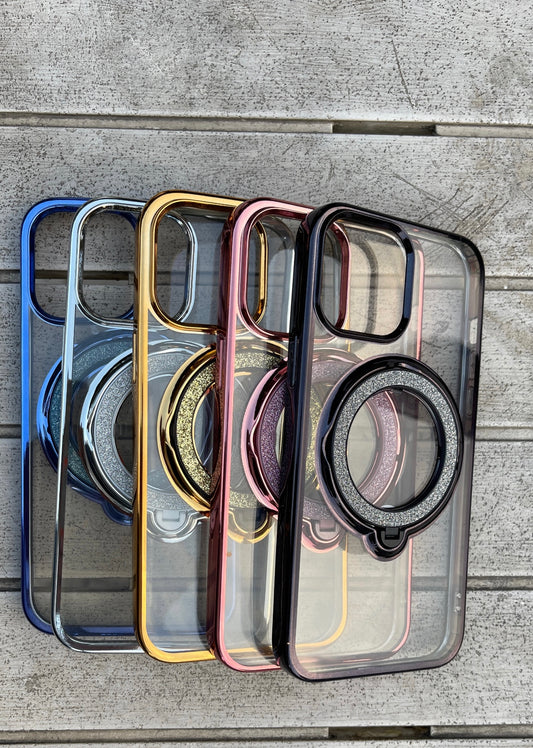 Clear glitter MagSafe