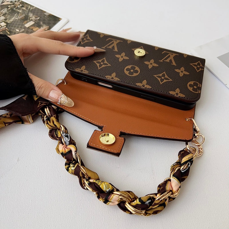 Brown LV mini bag case