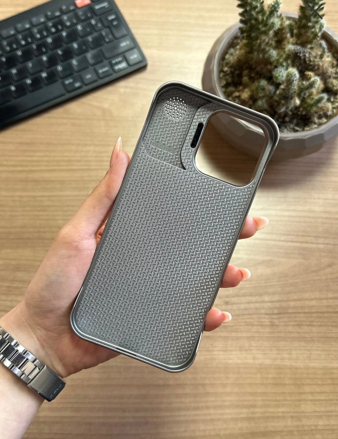 Carbon leather case