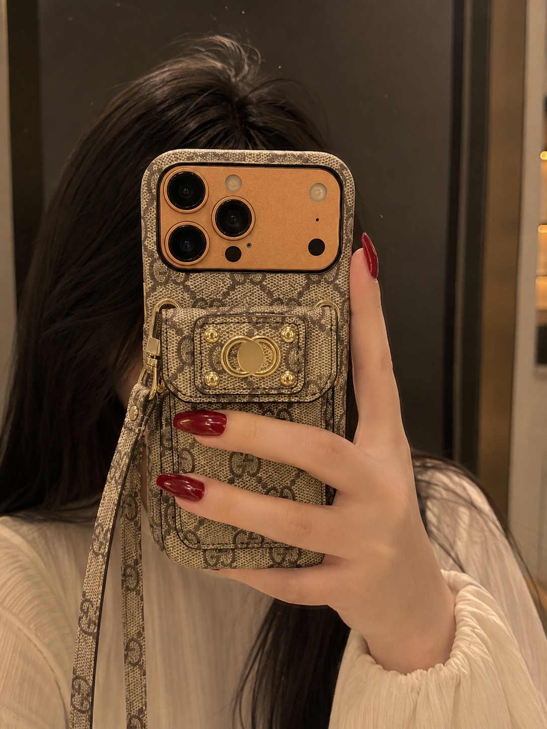 Gucci cross strap