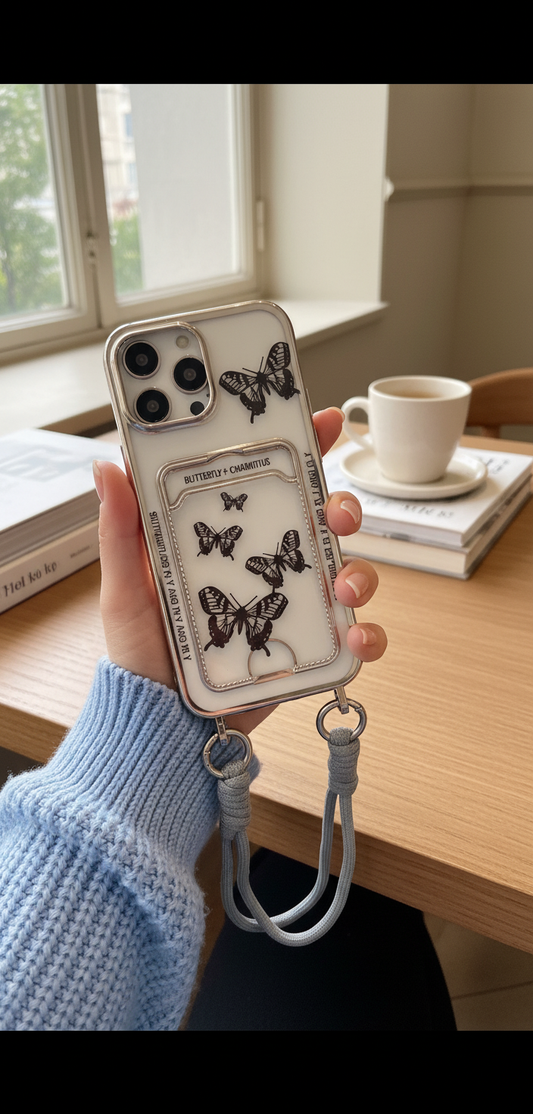 Clear case with pocket