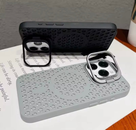 Silicone perforated MagSafe case